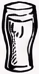 Bierglas als Symbol für Verkostungsbiere